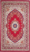 KARAMAN - Laagpolig vloerkleed - Rood - 80 x 150 cm - Polyester