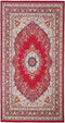 KARAMAN - Laagpolig vloerkleed - Rood - 80 x 150 cm - Polyester