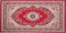 KARAMAN - Laagpolig vloerkleed - Rood - 80 x 150 cm - Polyester