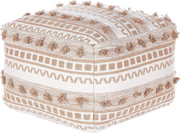 KARAW - Poef - Beige - Katoen