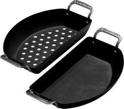 Karbon Steel halve maan pannenset - Kamado Joe