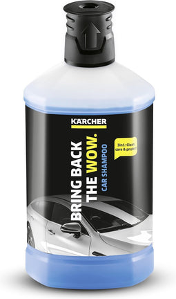 Kärcher Autoshampoo RM 610, 1 liter reinigingsmiddel Plug 'n Clean - Hogedrukreiniger - 3-in-1 reiniger - Voertuigen