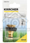 Kärcher Home & Garden 2.645-013.0 Messing Kraanaansluiting Steekkoppeling, 24,2 mm (3/4) binnendraad, 18,7 mm (1/2) b