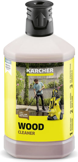 Kärcher Houtreiniger RM 612, 1 liter reinigingsmiddel Plug 'n Clean - Hogedrukreiniger - 3-in-1 reiniger - Materiaalvriendelijk