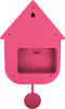 Karlsson Klok Modern Cuckoo - Kunststof - Roze - 22x41x9 cm (BxHxD) - Koekoeksklok - Bright Pink