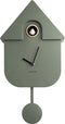 Karlsson Wandklok Modern Cuckoo - Thermoplast - Jungle groen