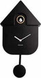 Karlsson Wandklok Modern Cuckoo - Thermoplast - Zwart