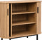 Karlstad Kast - 2-Deurs 80 x 40 x 75 cm - Scandinavisch Design met Schuifdeuren