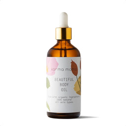 Karma Mama Beautiful Body Oil - 100ml Zwangerschapsolie - Helpt bij Striae Tijdens en Na Zwangerschap - Natuurlijke Huidolie - Post Partum
