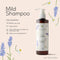 Karma Mama Mild Shampoo - 250ml Baby Shampoo - met Shea Butter, Aloe Vera, Kokosnoot en Kamille - pH waarde voor Newborn Baby en Kind - Lavendel Geur