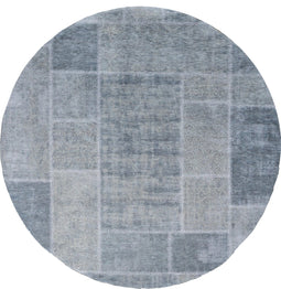 Karpet Mijnen Rond Donker Groen 06 - ø120 cm