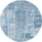 Karpet Mijnen Rond Grijs/Blauw ø120 cm