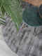 Karpet Viscose Rond Dark Grey ø200 cm