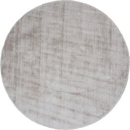 Karpet Viscose Rond Light Grey ø150 cm