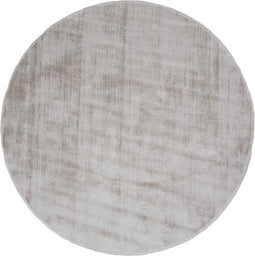 Karpet Viscose Rond Light Grey ø200 cm