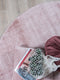 Karpet Viscose Rond Pink ø200 cm