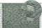 KARS - Laagpolig vloerkleed - Groen - 160 x 230 cm - Katoen