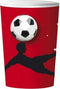 kartonnen bekers Goal! 25 cl 8 stuks