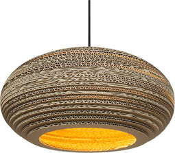 Kartonnen Tarwin Hanglamp - Duurzaam Karton - Hobbykarton - KarTent
