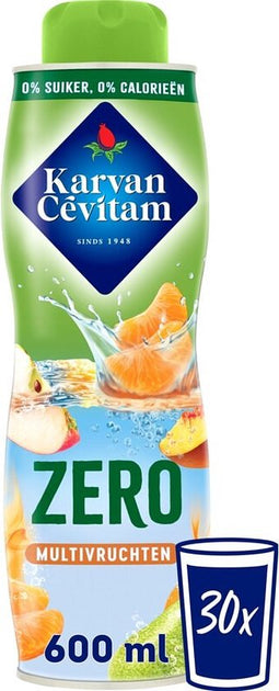 Karvan Cévitam siroop | fles van 60 cl | 0% suiker | multivruchten