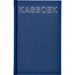 Kasboek 103x165mm 192blz 1 kolom blauw | 10 stuks