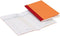 Kasboek 135x83mm 1 kolom 72blz oranje