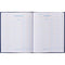 Kasboek 165x210mm 96blz 2 Kolommen Blauw