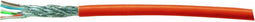 Kash 70M048 Netwerkkabel CAT 7 S/FTP 4 x 2 x 0.25 mm² Oranje 50 m
