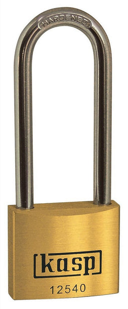 Kasp K12540L63 Hangslot 40 mm Verschillend sluitend Goud-geel Sleutelslot