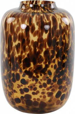 Light & Living Vaas Kobala - Glas - Bruin - 29 x 42 x 29 cm (BxHxD)