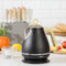 Kassel 93223 - Retro Waterkoker - 1,7L - RVS - Zwart