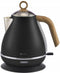 Kassel 93223 - Retro Waterkoker - 1,7L - RVS - Zwart