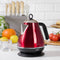 Kassel 93224 - Retro Waterkoker - 1,7L - RVS - Rood