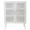 Kast Alexandra House Living Zilverkleurig white wedding Bamboe Hout MDF 37 x 101 x 80 cm