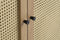 Kast Eiken Melamine - Rotan - 2 Planken - 80x40x135cm