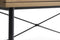 Kast Eiken Melamine - Rotan - 2 Planken - 80x40x135cm