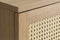 Kast Eiken Melamine - Rotan - 2 Planken - 80x40x135cm