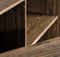 Kast Eikenhout - Deels Dichte Kast - 4 Planken - 122x45x132cm