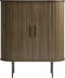 Kast Eikenhout Donkerbruin - 2 Planken - Schuifdeuren - Kast Nola - Giga Living