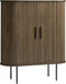 Kast Eikenhout Donkerbruin - 2 Planken - Schuifdeuren - Kast Nola - Giga Living