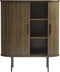 Kast Eikenhout Donkerbruin - 2 Planken - Schuifdeuren - Kast Nola - Giga Living