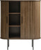 Kast Eikenhout Donkerbruin - 2 Planken - Schuifdeuren - Kast Nola - Giga Living