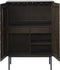 Kast Eikenhout Donkerbruin - 45x90x129cm - 2-Deurs - Kast Latina - Giga Living