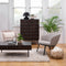 Kast Eikenhout Donkerbruin - 45x90x129cm - 2-Deurs - Kast Latina - Giga Living
