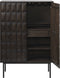 Kast Eikenhout Donkerbruin - 45x90x129cm - 2-Deurs - Kast Latina - Giga Living