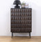 Kast Eikenhout Donkerbruin - 45x90x129cm - 2-Deurs - Kast Latina - Giga Living