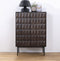 Kast Eikenhout Donkerbruin - 45x90x129cm - 2-Deurs - Kast Latina - Giga Living