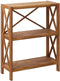 Kast Eikenhout Naturel - 3 Planken - 70cm - Kast X-Plank - Giga Living