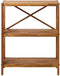 Kast Eikenhout Naturel - 3 Planken - 70cm - Kast X-Plank - Giga Living