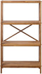 Kast Eikenhout Naturel - 4 Planken - 70cm - Kast X-Plank - Giga Living